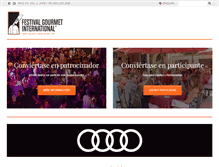 Tablet Screenshot of festivalgourmet.com